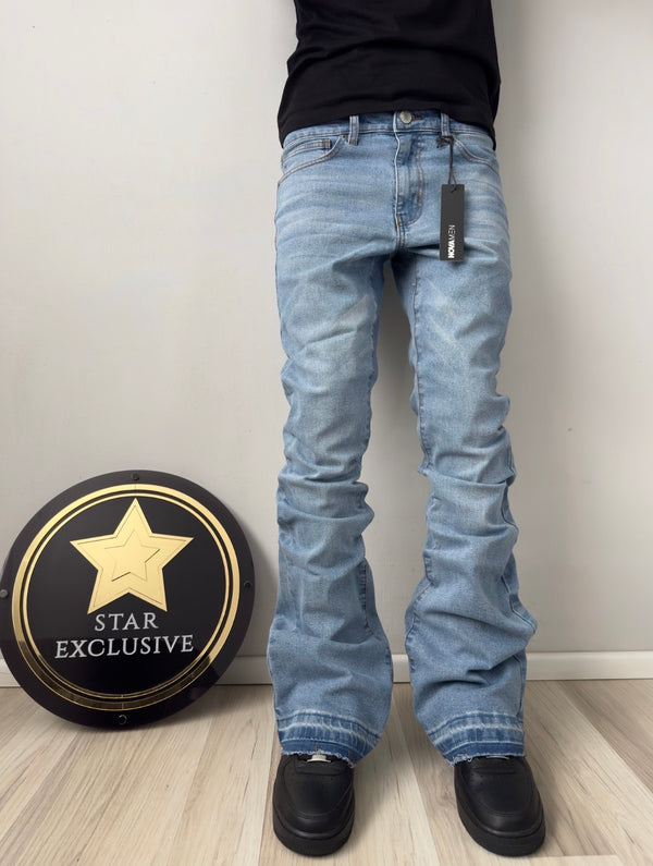 Jeans Fashion Nova Skinny Flare Celeste