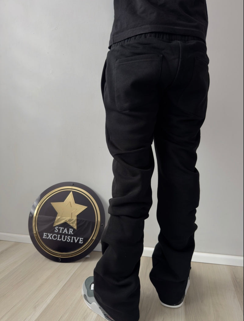 Buzo Fashion Nova Flare full Negro