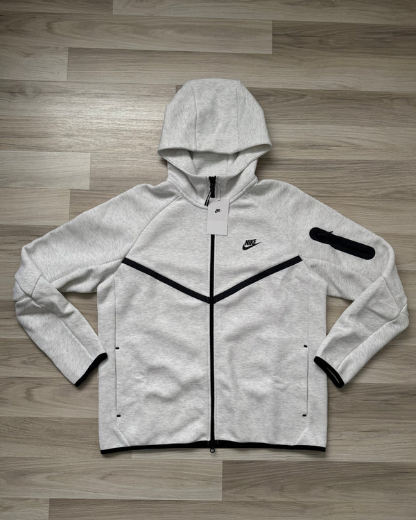 Polerón Nike Tech White/Gray
