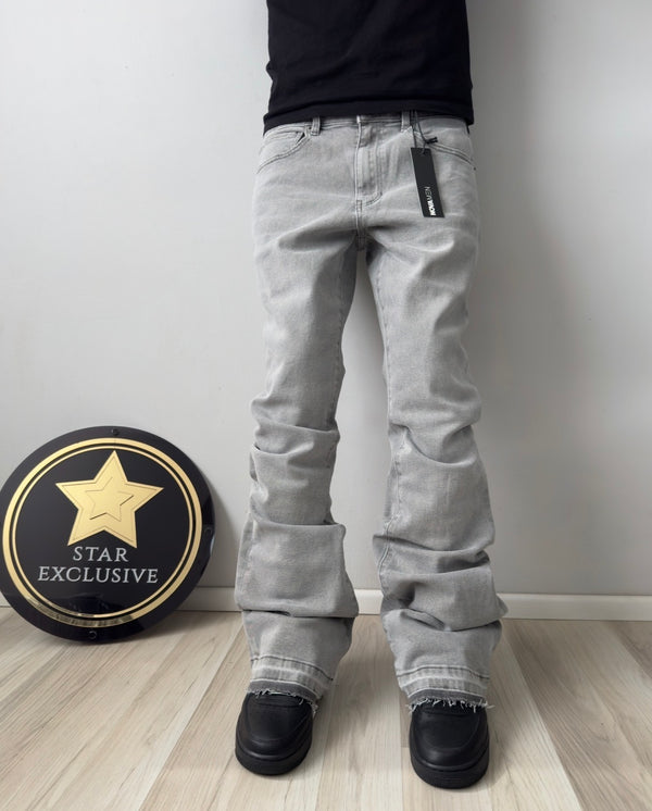 Jeans Fashion Nova Skinny Flare Grey