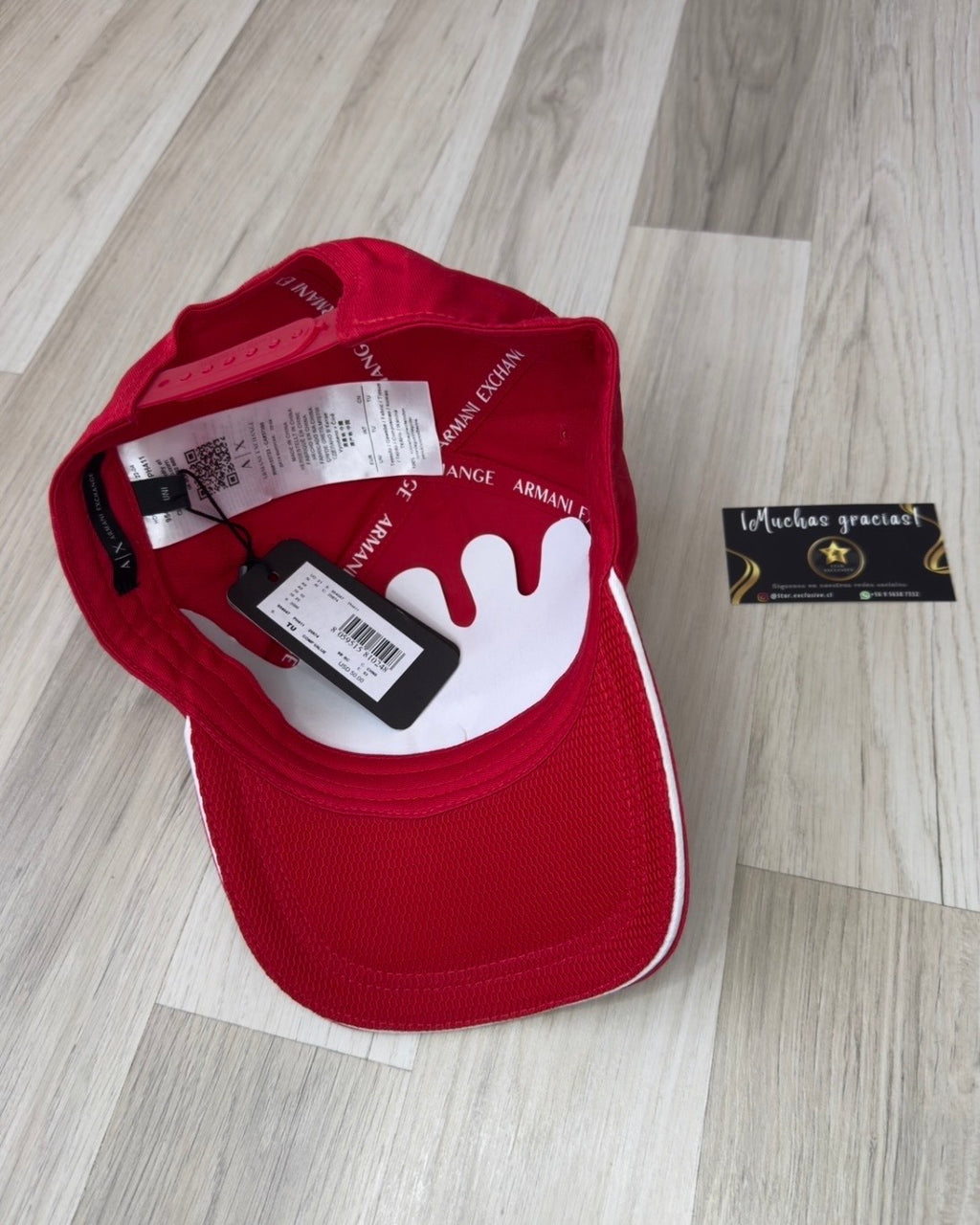 Gorra Ax Rojo/blanco