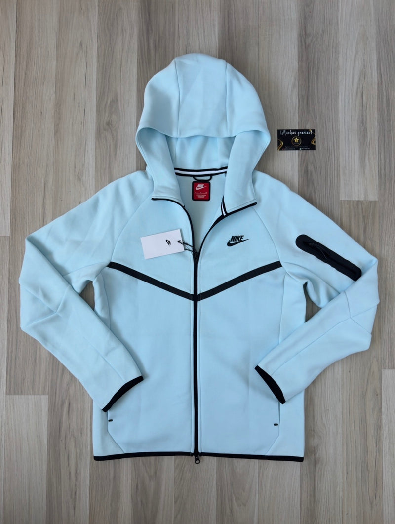 Polerón Nike Tech Glacier Blue/Black
