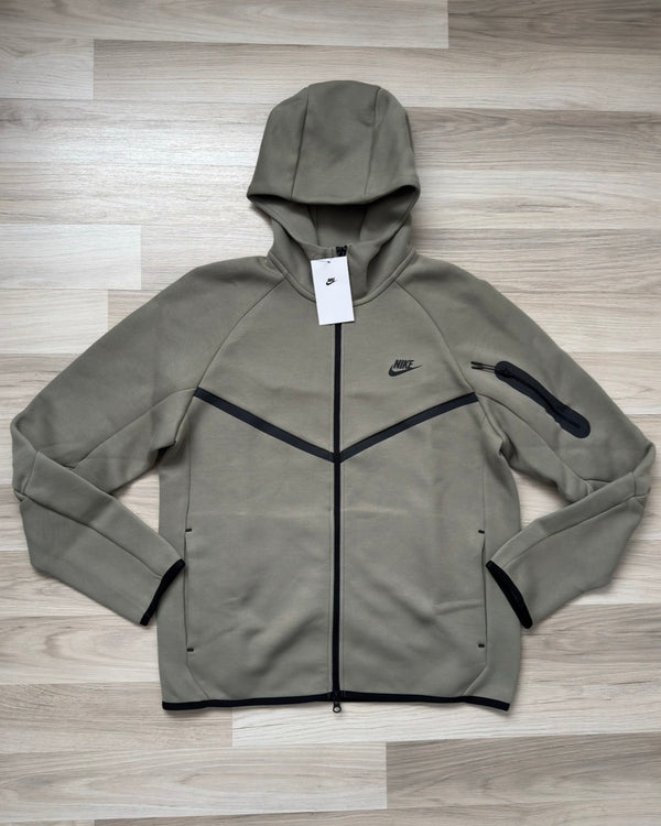 Polerón Nike Tech Green/Brown