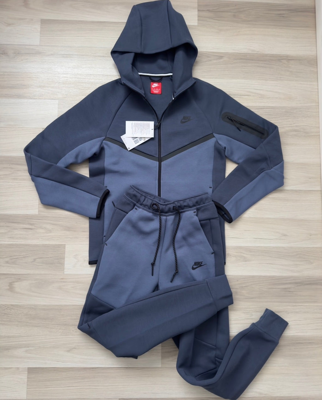 Conjunto Nike Tech Blue/Dark Blue