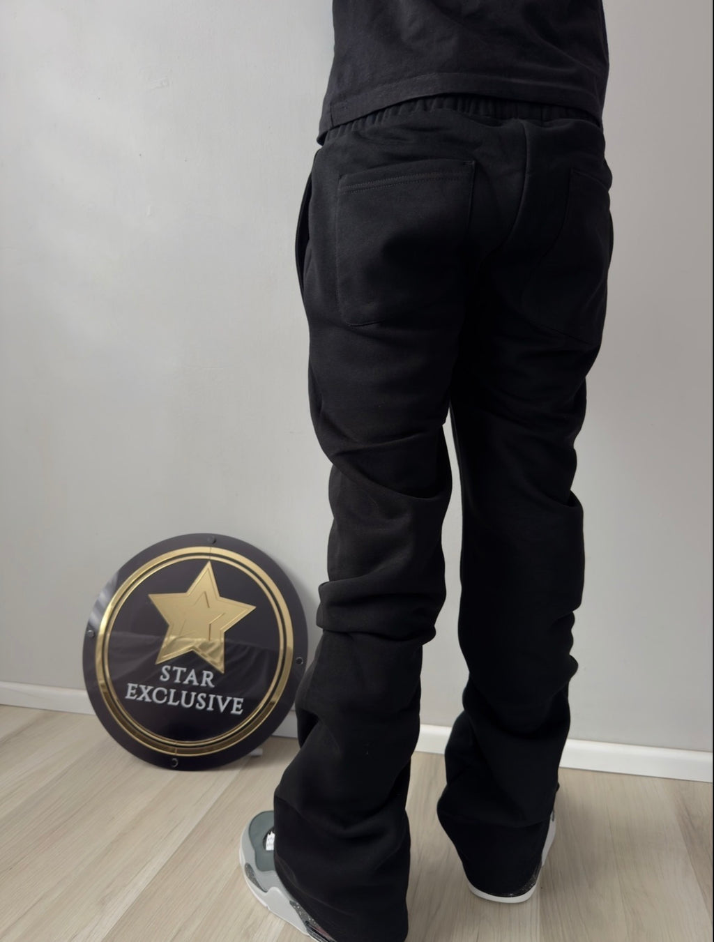 Buzo Fashion Nova Flare full Negro