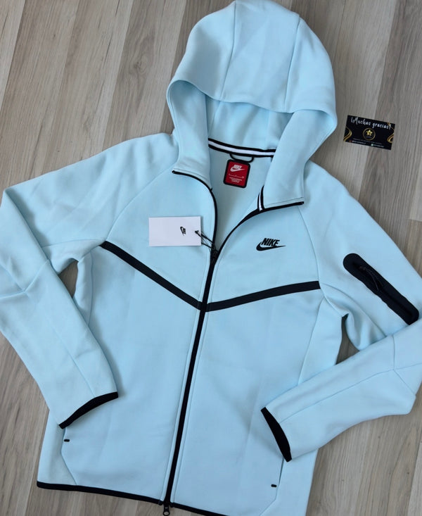 Polerón Nike Tech Glacier Blue/Black