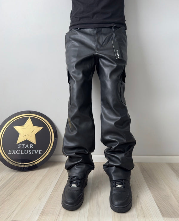 Pantalon EcoCuero Fashion Nova Slim Black