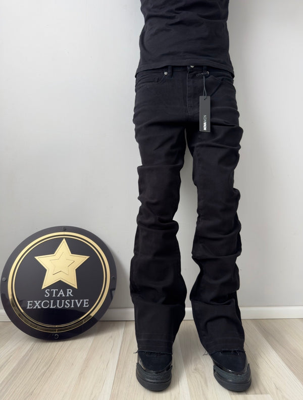 Jeans Fashion Nova Skinny Flare Negro